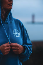 Load image into Gallery viewer, Lighthouse Hoodie Sweatshirt- Huron Blue