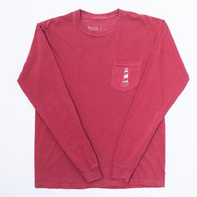 Load image into Gallery viewer, Vintage Logo Crimson Long Sleeve Tshirt
