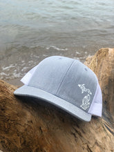 Load image into Gallery viewer, Founded on Freshwater Grey Trucker
