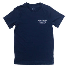 Load image into Gallery viewer, Classic Short Sleeve Tee- Navy Logo
