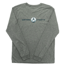 Load image into Gallery viewer, Lighthouse on the Horizon Grey Long Sleeve Tshirt
