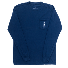 Load image into Gallery viewer, Vintage Logo Navy Long Sleeve Tshirt
