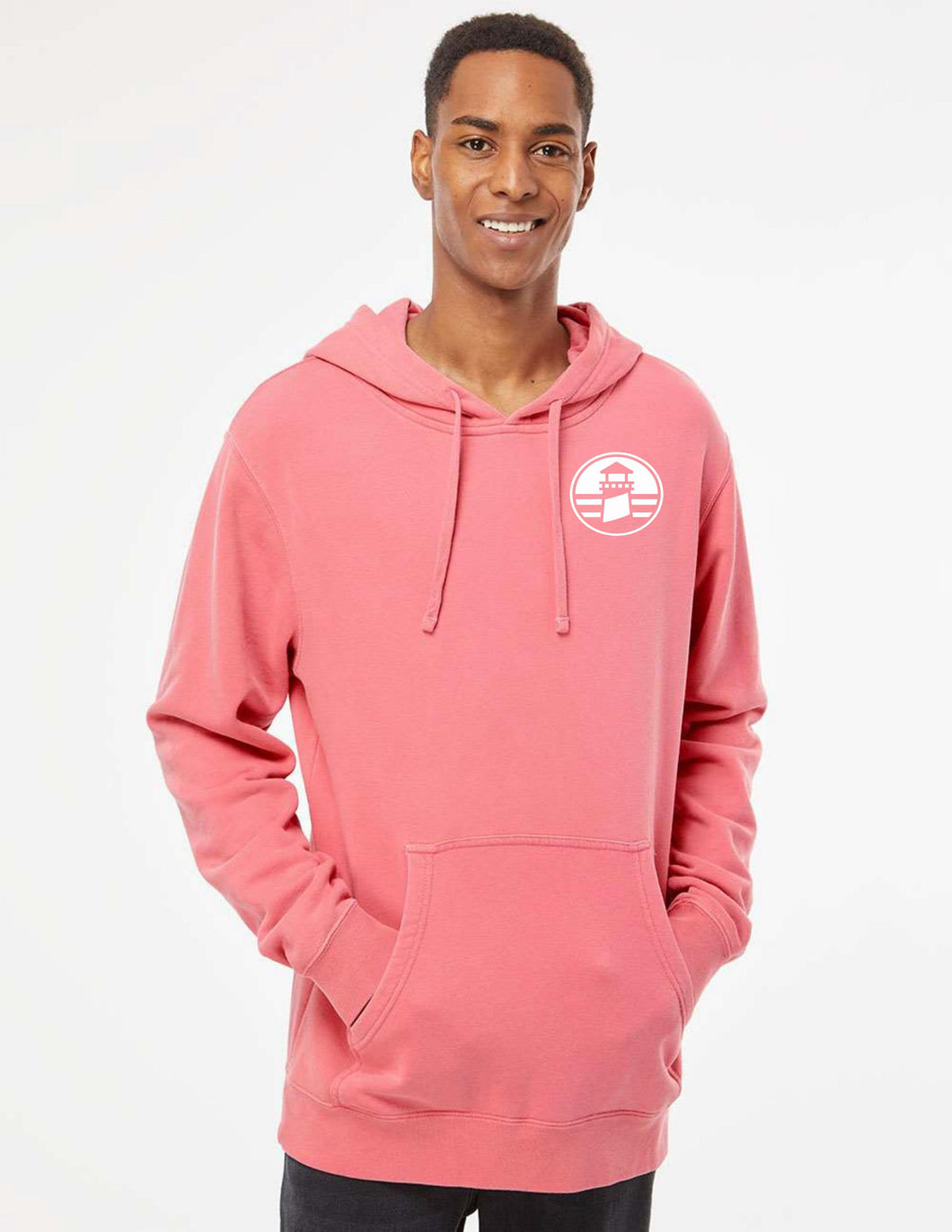 Lighthouse Hoodie Sweatshirt- Ontario Pink